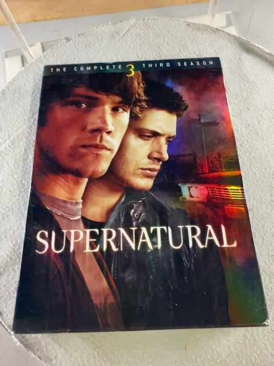 Supernatural (DVD, 2008) The Complete Third Season Very Good Jared Padalecki