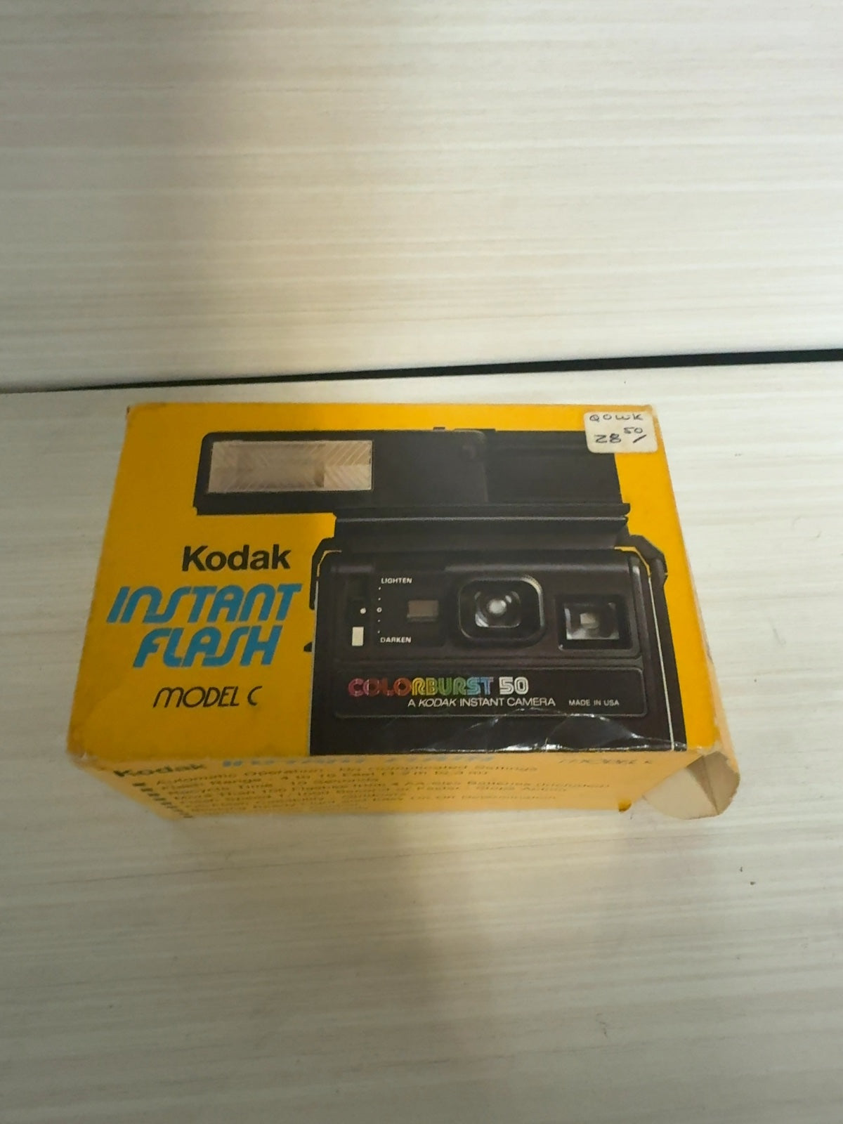 Kodak Instant Flash Model C for Colorburst 50 Instant Camera in Box