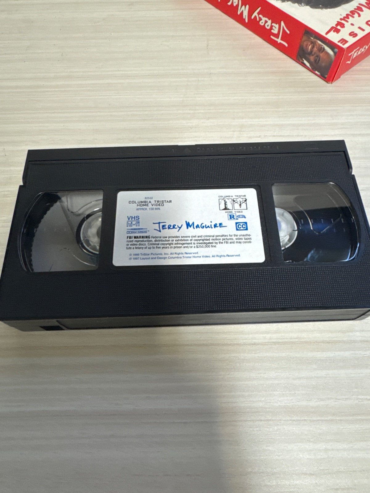 Jerry Maguire (VHS, 1997) Tom Cruise Columbia Tristar Very Good