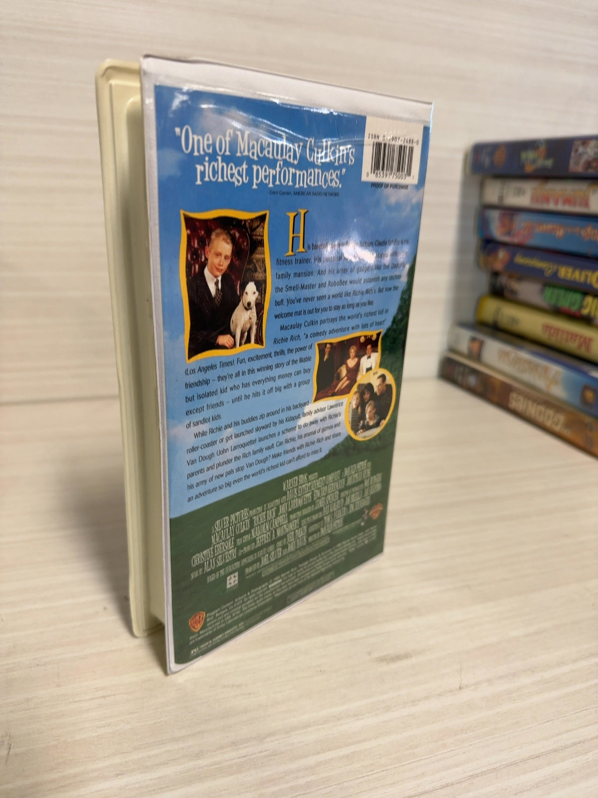 Richie Rich (VHS, 1994) Macaulay Culkin Warner Bros. Very Good