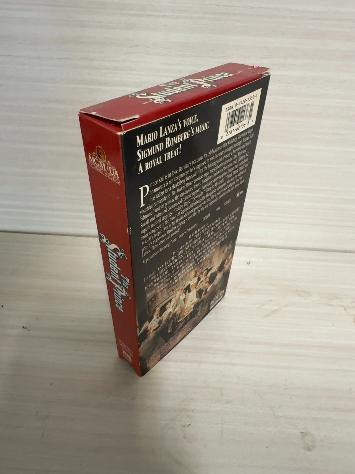 The Student Prince (VHS, 1954) Ann Blyth Edmund Purdom MGM/UA Very Good