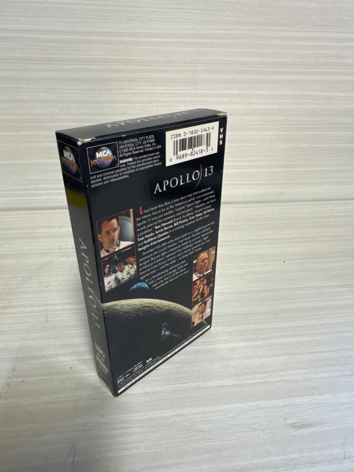 Apollo 13 (VHS, 1995) Tom Hanks Kevin Bacon MCA Universal Home Video Very Good