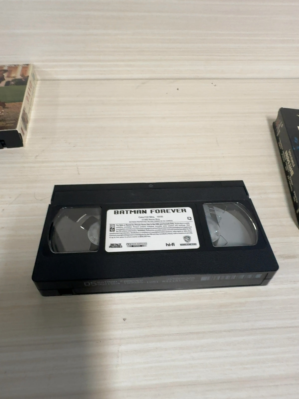 Batman Forever (VHS, 1995) Val Kilmer Warner Home Video Very Good