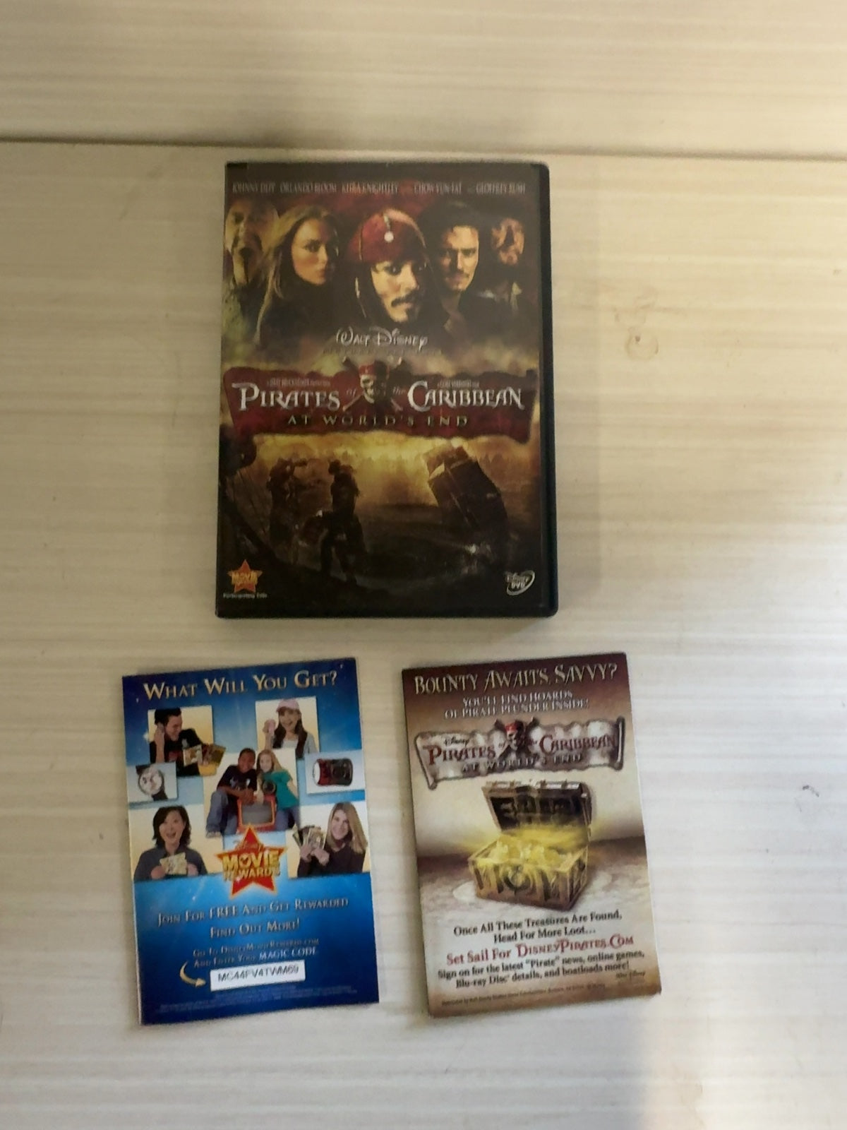Pirates of the Caribbean: At World's End (DVD, 2007) Standard Very Good