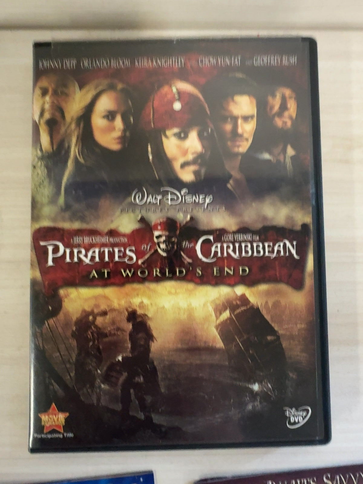 Pirates of the Caribbean: At World's End (DVD, 2007) Standard Very Good
