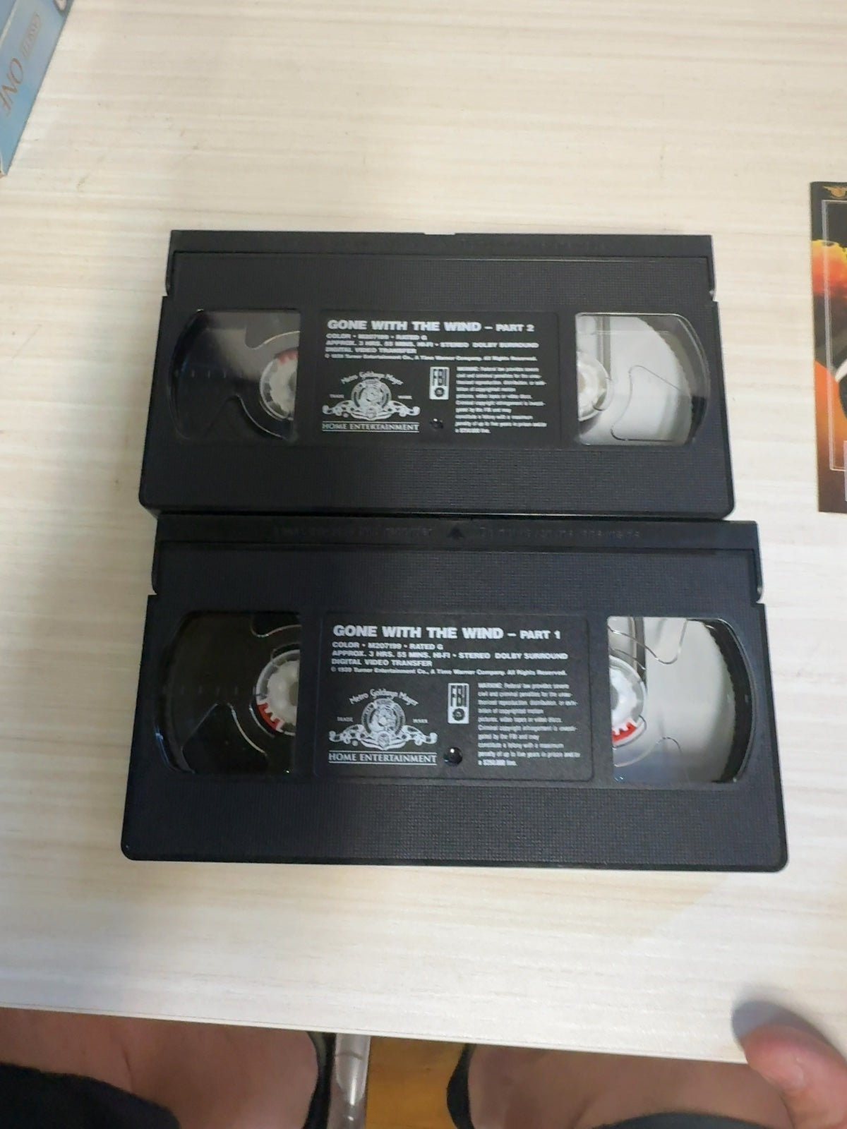 Gone with the Wind (VHS, 1998) Vivien Leigh Clark Gable MGM Very Good