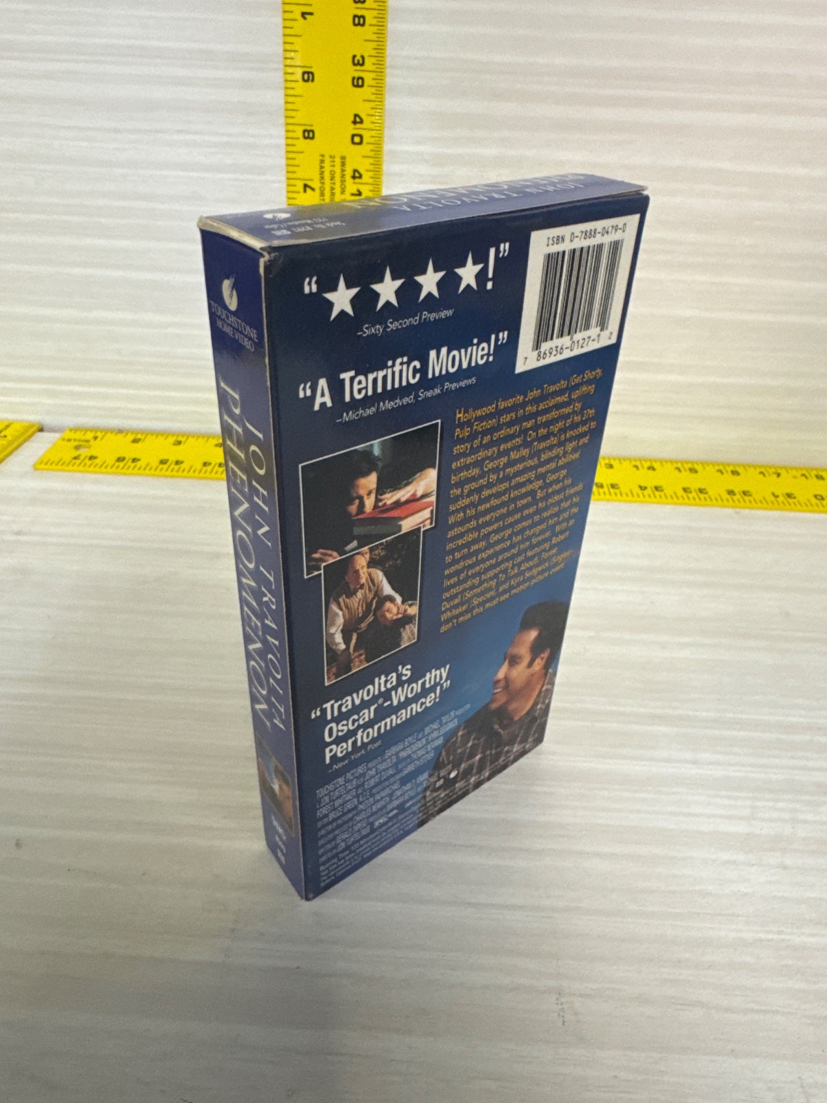 Phenomenon (VHS, 1996) John Travolta Touchstone Pictures Very Good