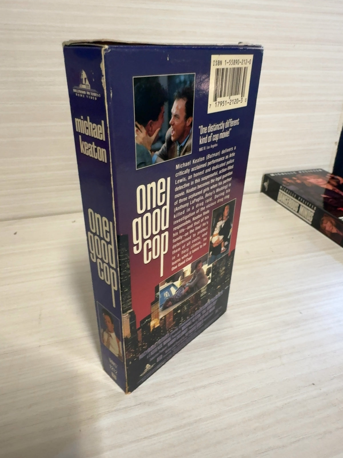 One Good Cop (VHS, 1991) Michael Keaton Warner Home Video Very Good
