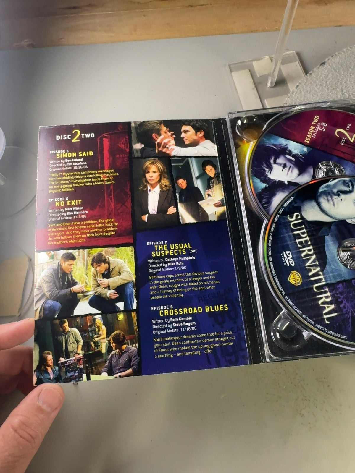 Supernatural (DVD, 2007) Season 2 Very Good Jensen Ackles Warner Bros.