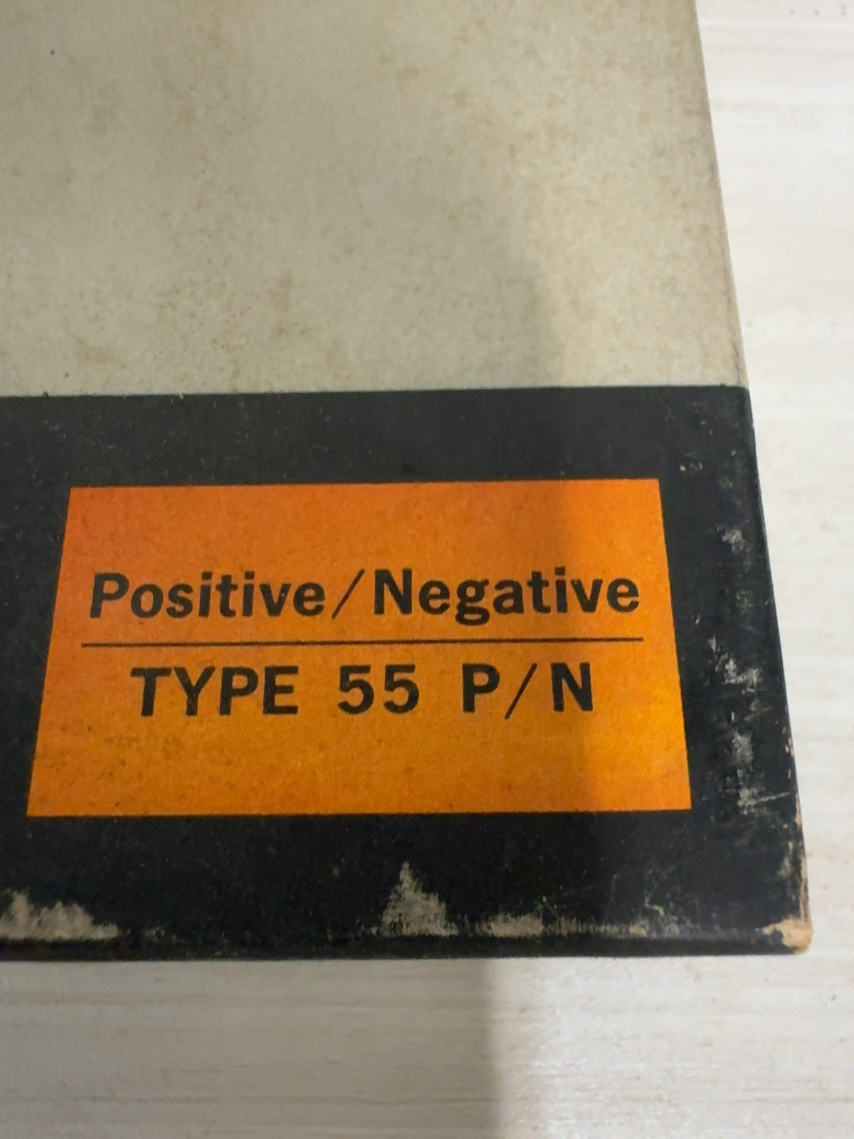 Polaroid 4 X 5 Land Instant Film, Type 55 P/N Expired 06/69