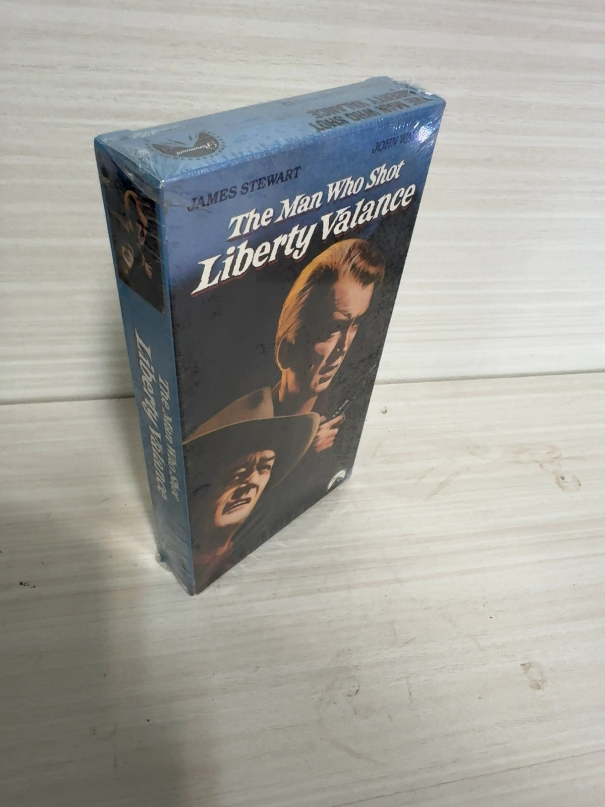 The Man Who Shot Liberty Valance (VHS, 1962) John Wayne Paramount Very Good