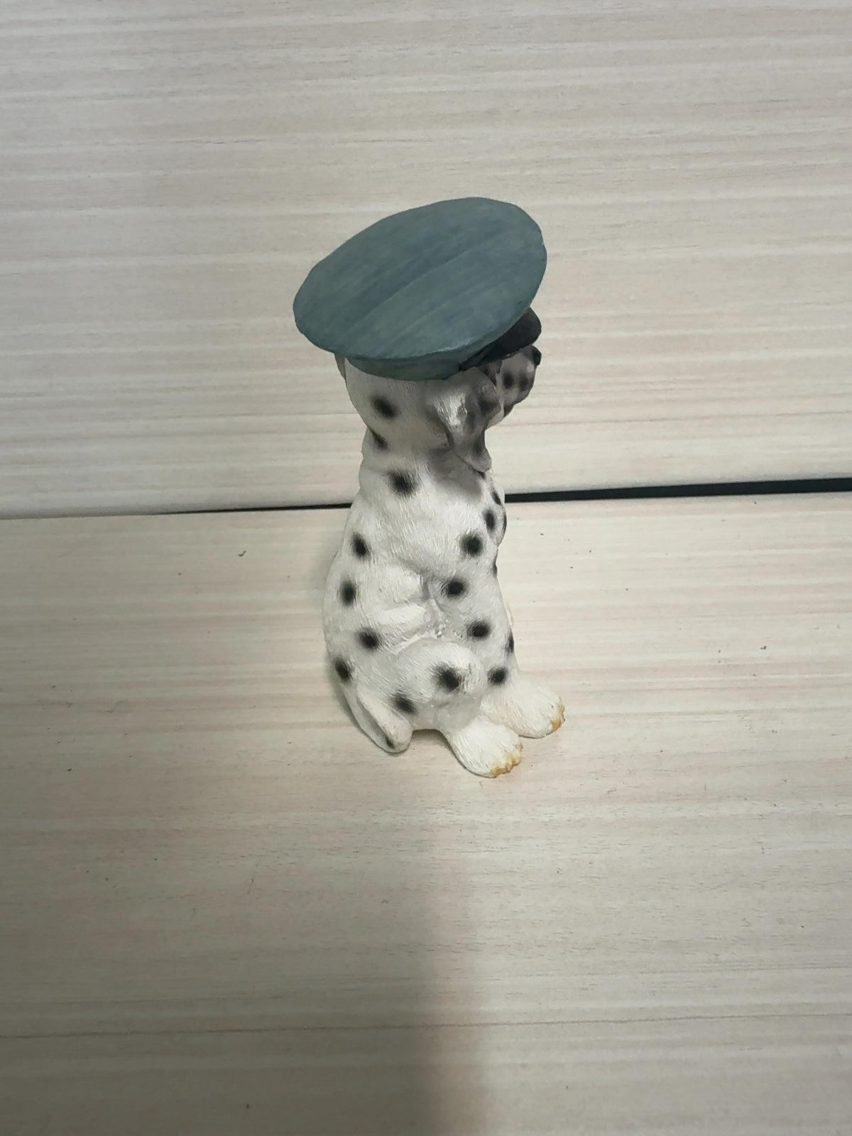 Young's Resin Dalmatian Puppy Figurine with Police Hat Cap