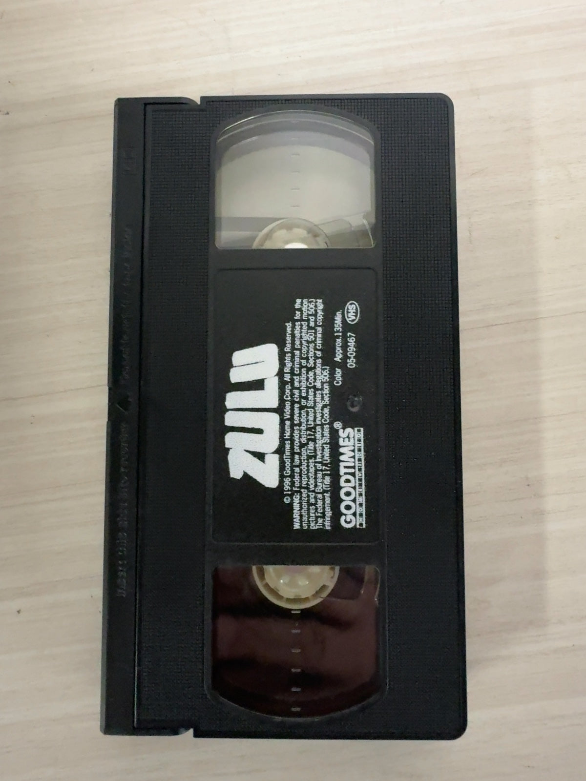Zulu (VHS, 1964) Michael Caine GoodTimes Home Video Very Good