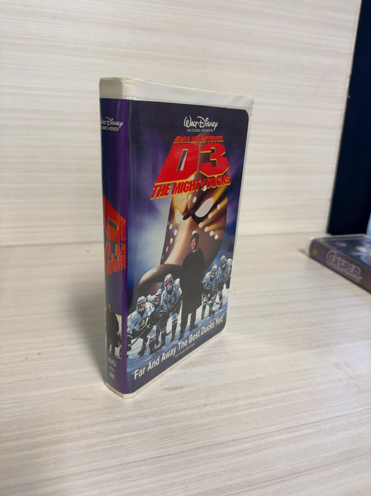 The Mighty Ducks (VHS, 1992) Emilio Estevez Walt Disney Acceptable