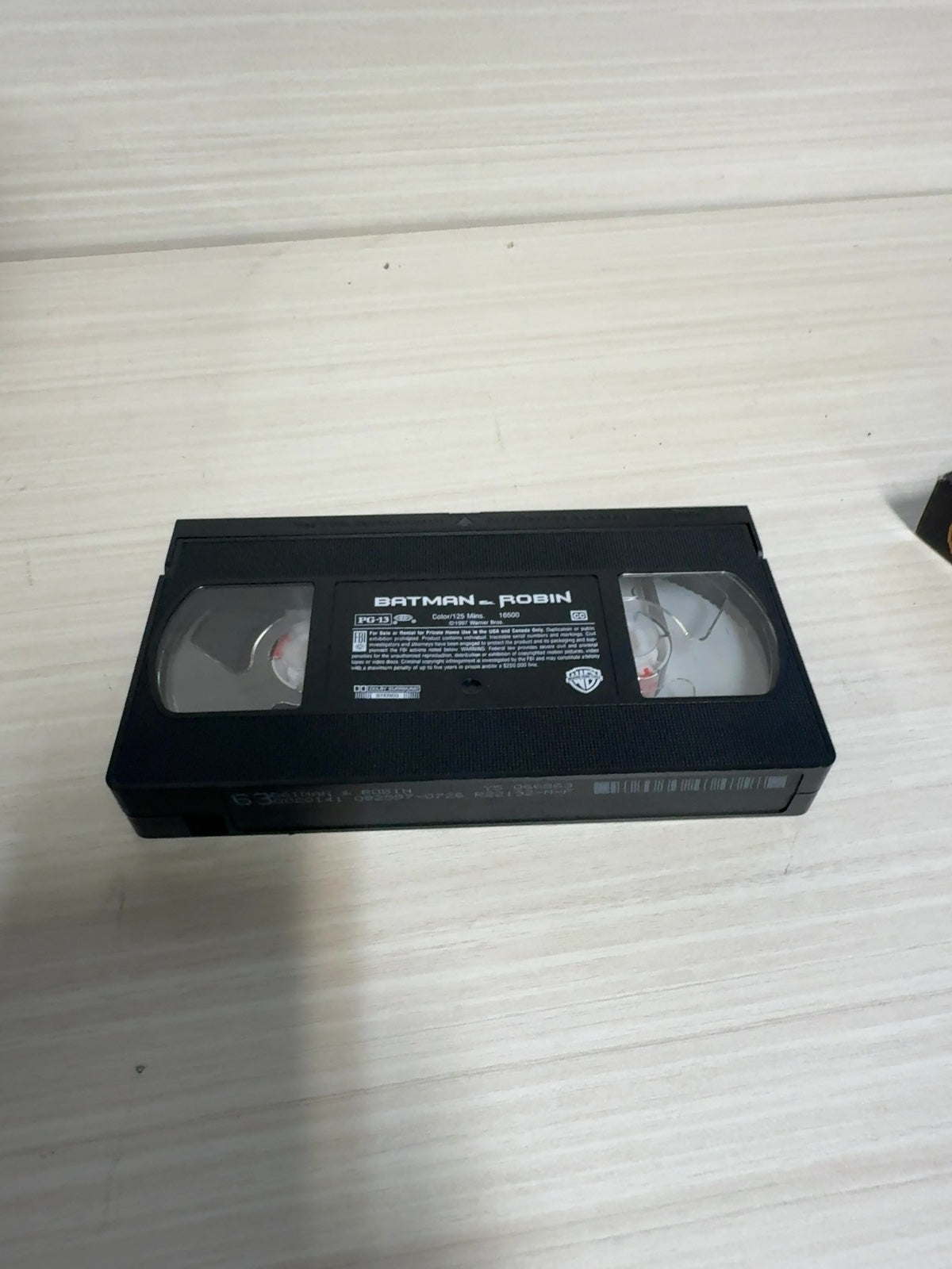 Batman & Robin (VHS, 1997) George Clooney Warner Bros. Very Good