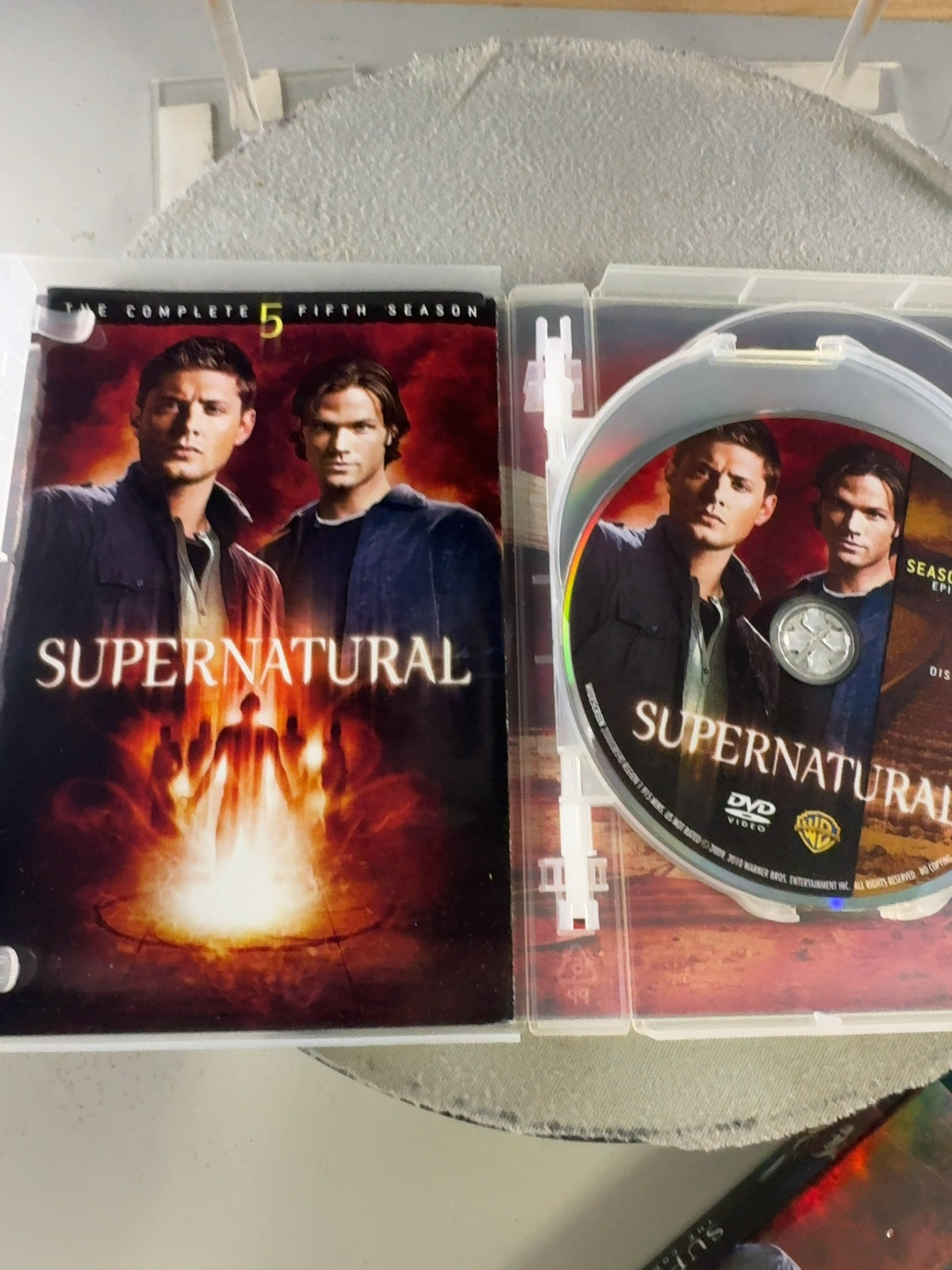 Supernatural (DVD, 2009) Season 5 Very Good Jensen Ackles Warner Bros.