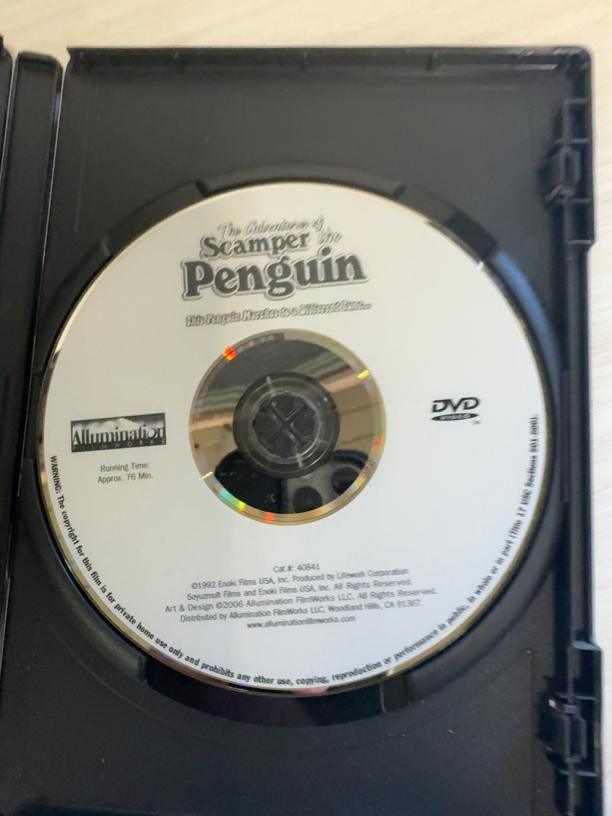 The Adventures of Scamper the Penguin (DVD, 2004) Very Good