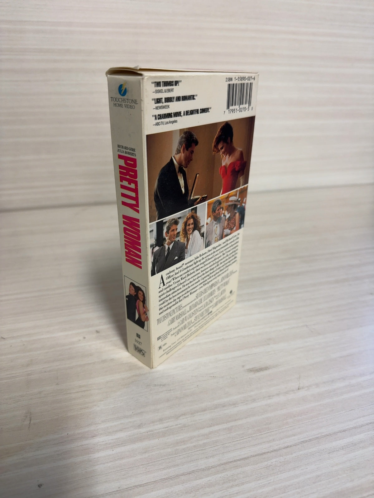 Pretty Woman (VHS, 1990) Julia Roberts Touchstone Home Video Very Good