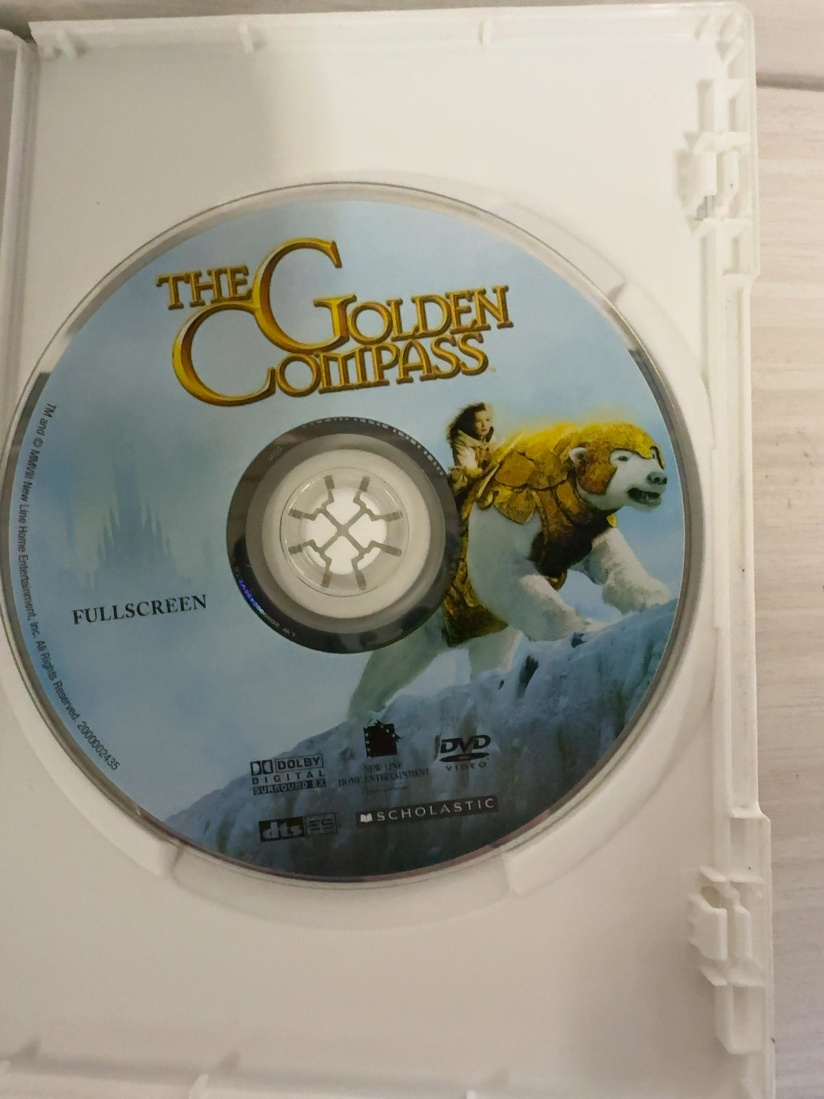 The Golden Compass (DVD, 2007) Very Good Nicole Kidman New Line Cinema