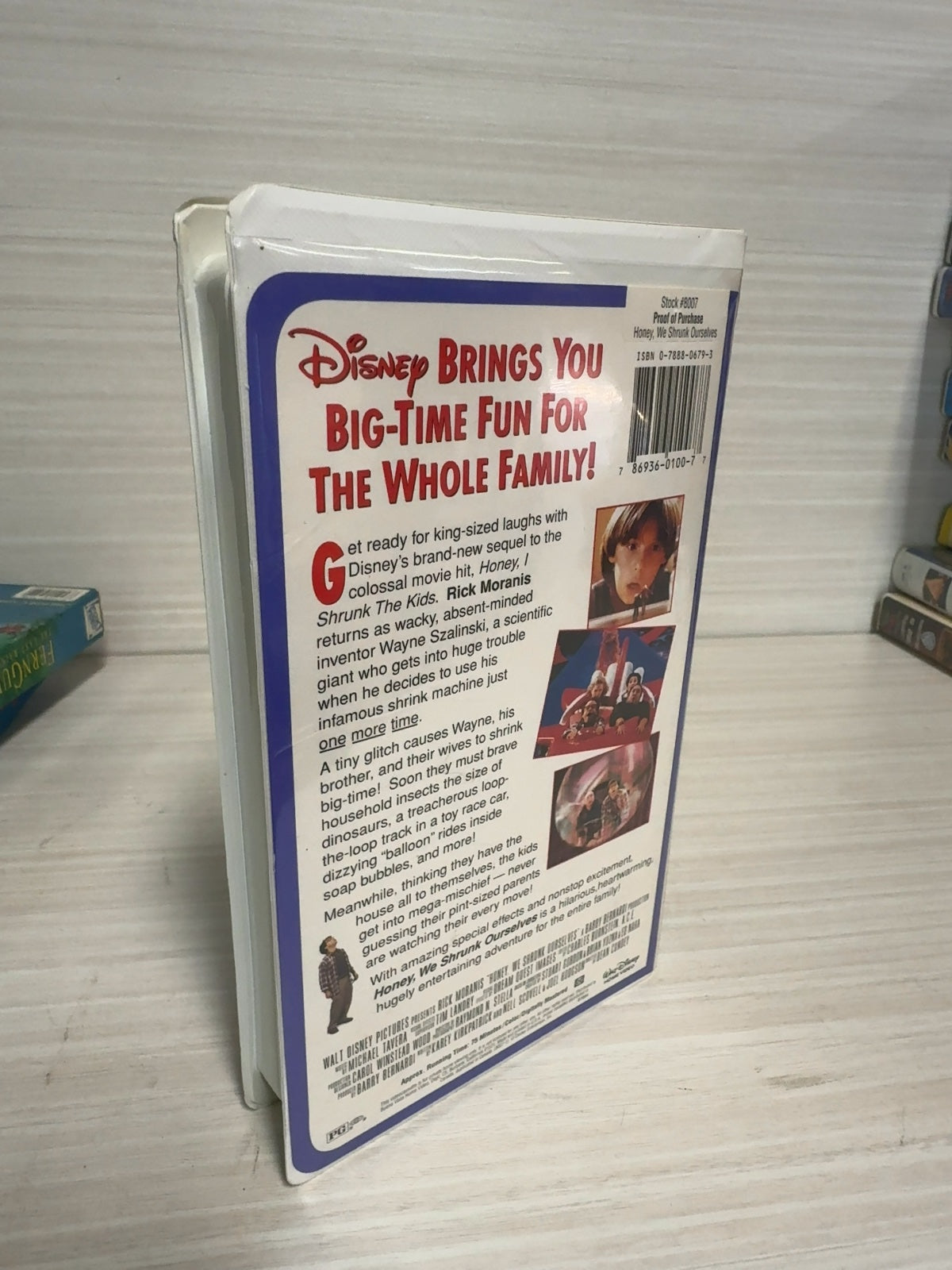 Honey, We Shrunk Ourselves (VHS, 1997) Rick Moranis Walt Disney Acceptable