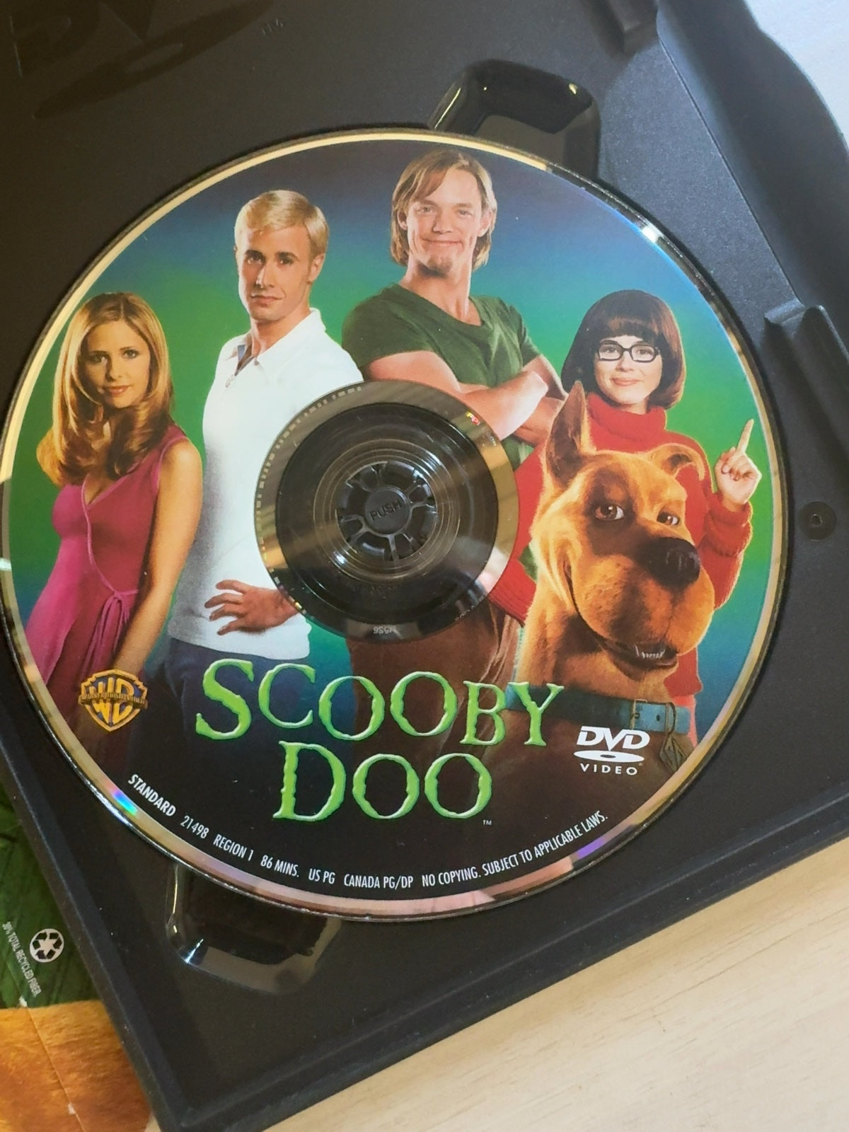 Scooby-Doo (DVD, 2002) Full Screen Edition Very Good Freddie Prinze Jr.