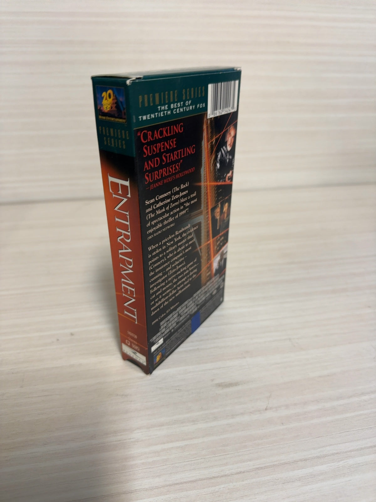 Entrapment (VHS, 1999) Sean Connery 20th Century Fox Very Good