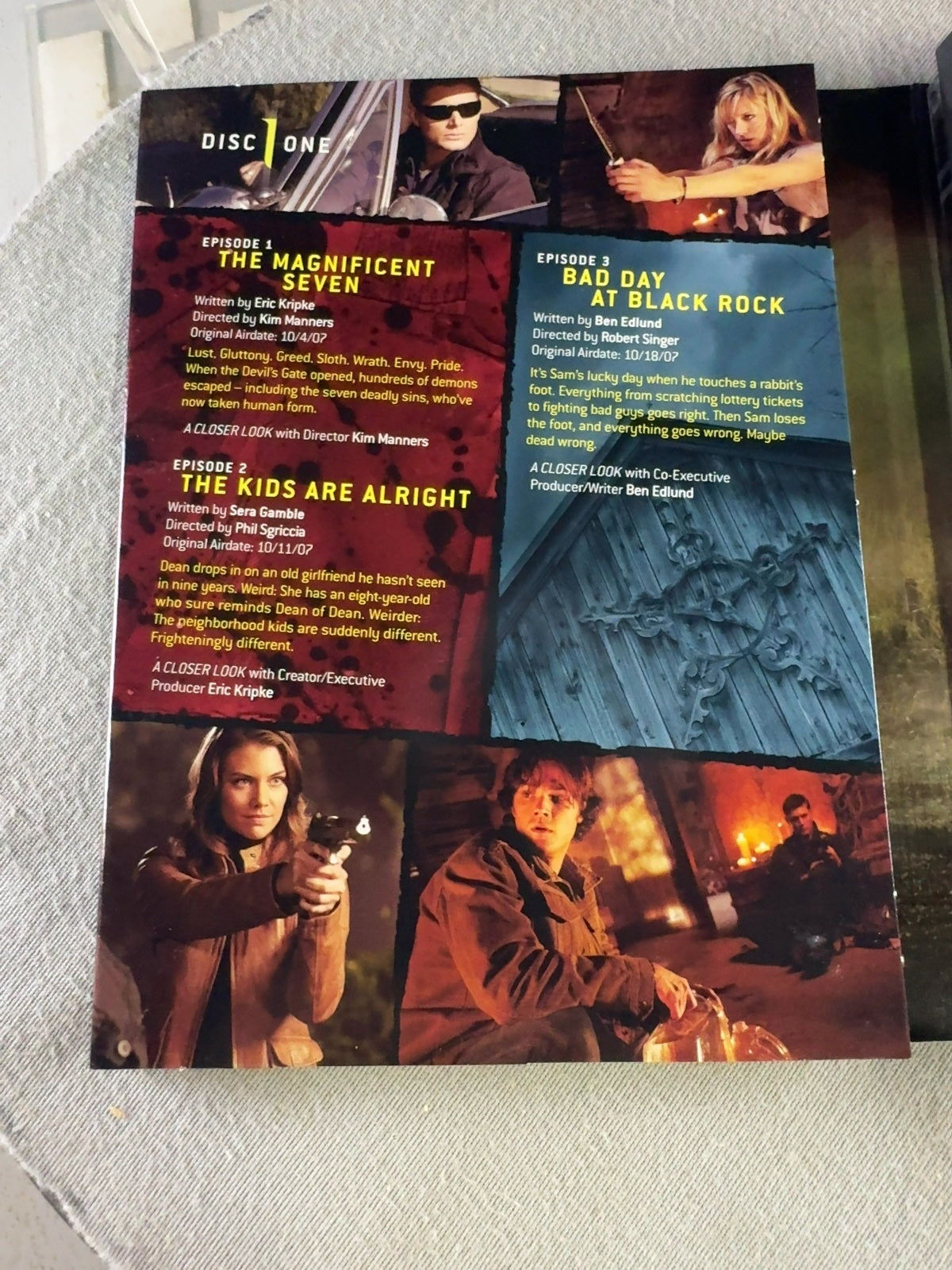 Supernatural (DVD, 2008) The Complete Third Season Very Good Jared Padalecki