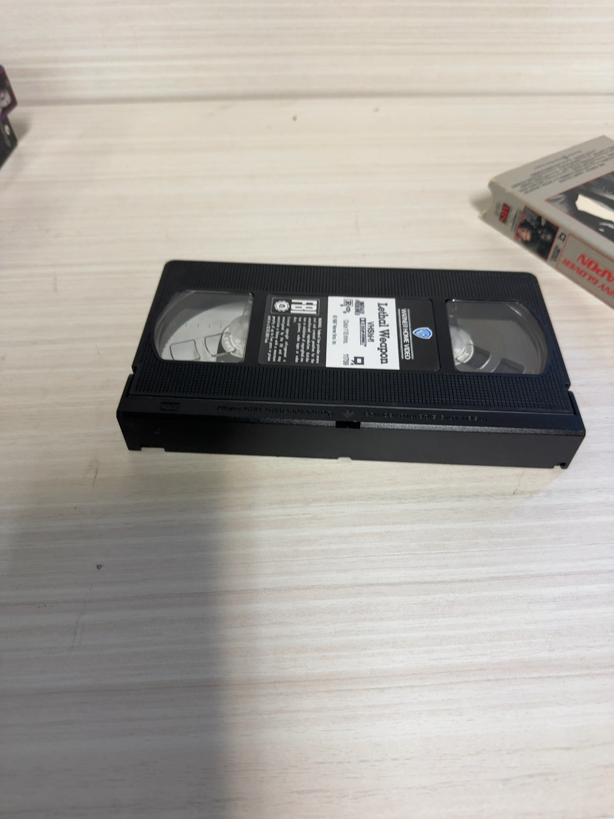 Lethal Weapon (VHS, 1987) Mel Gibson Danny Glover Warner Home Video Very Good
