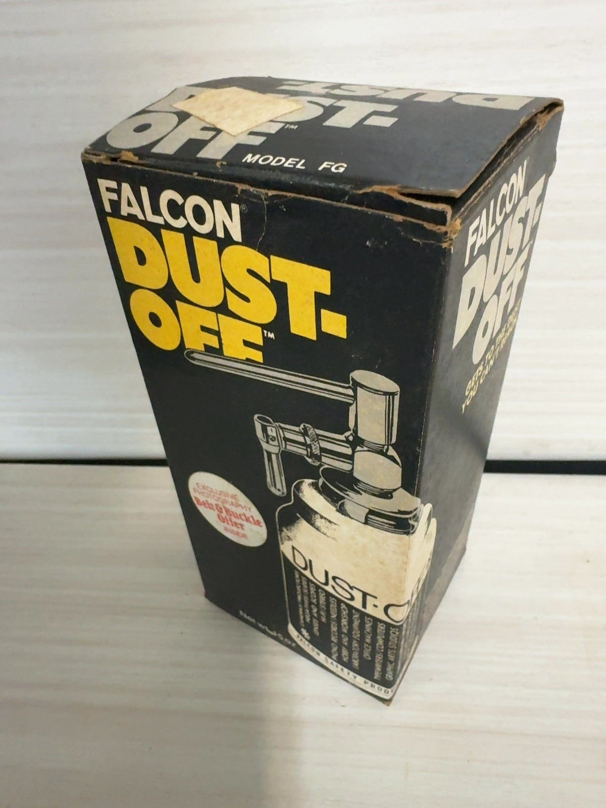 Vintage Falcon Dust-Off Model FG Compressed Air Duster in Original Box 15 oz