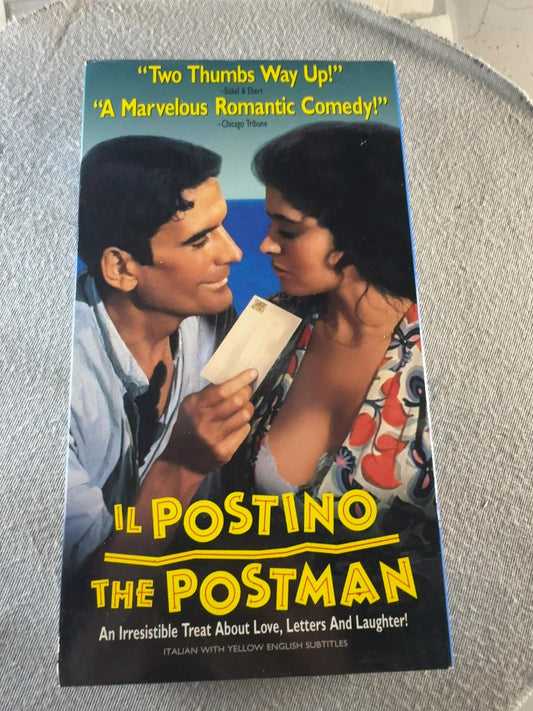 Il Postino (VHS, 1997) Massimo Troisi Philippe Noiret Miramax Like New
