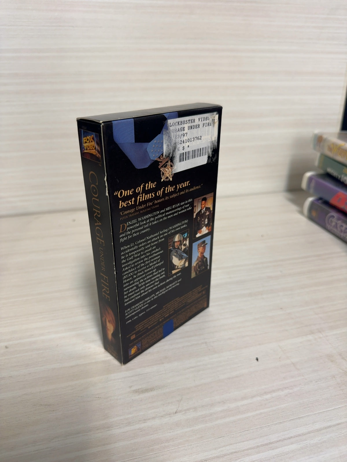 Courage Under Fire (VHS, 1996) Denzel Washington 20th Century Fox Very Good