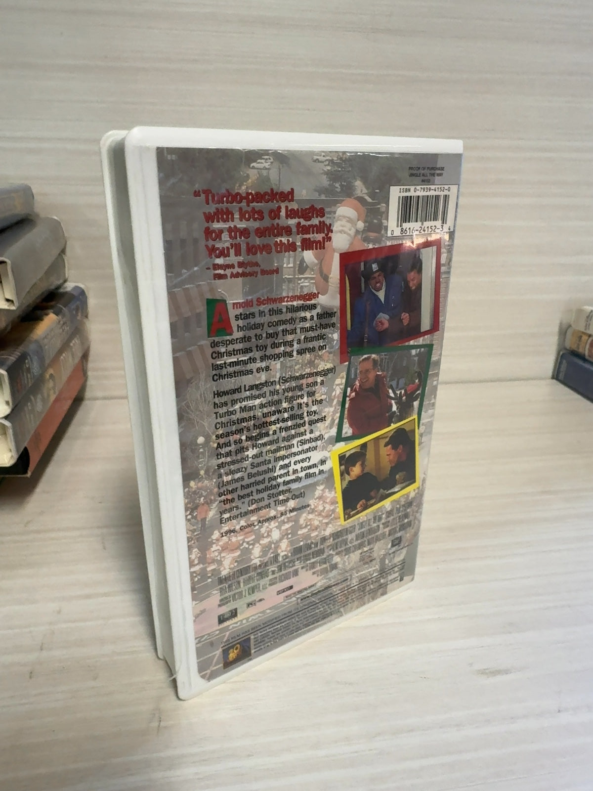 Jingle All The Way (VHS, 1996) Arnold Schwarzenegger 20th Century Fox Very Good