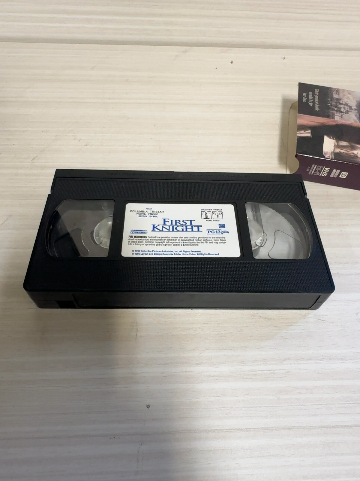 First Knight (VHS, 1995) Sean Connery Richard Gere Columbia Pictures Very Good