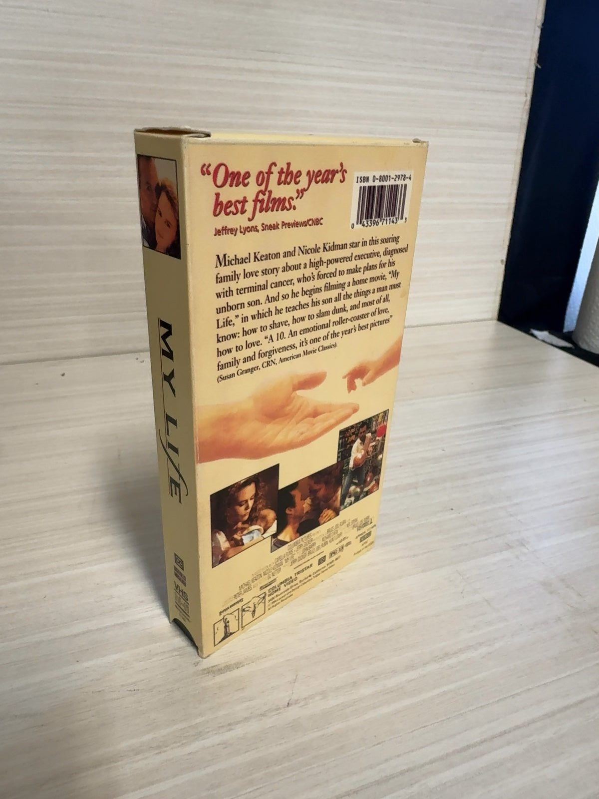 My Life (VHS, 1993) Nicole Kidman Columbia TriStar Very Good