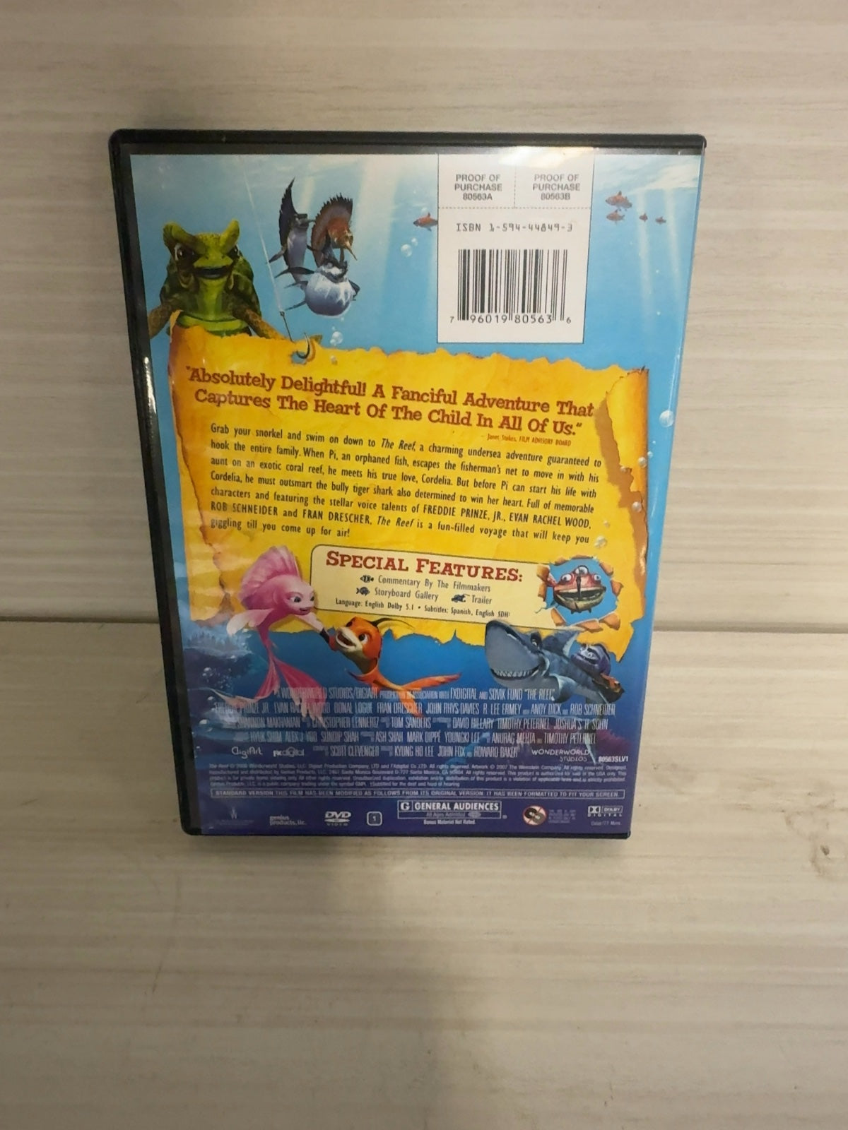 The Reef (DVD, 2010) Very Good Damien Walshe-Howling IFC Films Guyora Bouchier