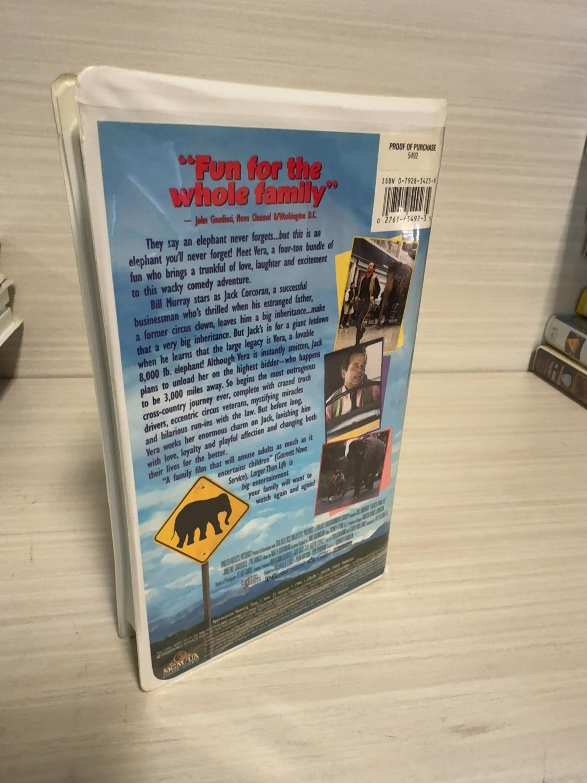 Larger Than Life (VHS, 1996) Bill Murray Warner Home Video Acceptable