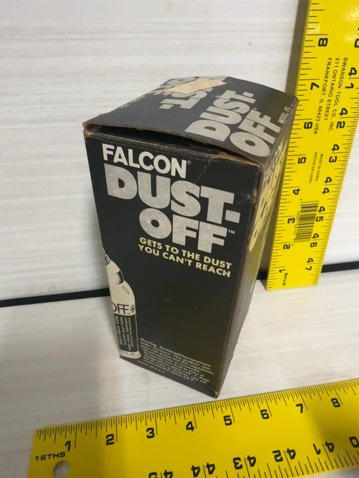 Vintage Falcon Dust-Off Model FG Compressed Air Duster in Original Box 15 oz