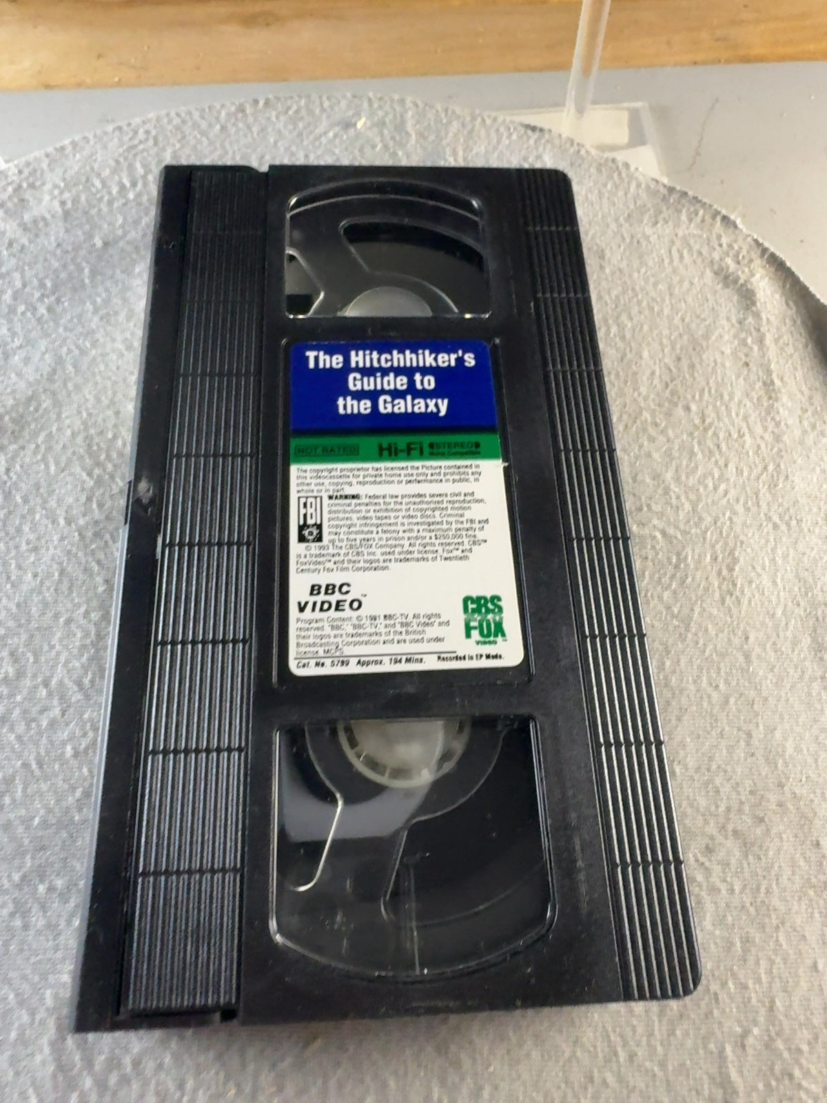 The Hitchhiker's Guide to the Galaxy (VHS, 1981) BBC Video Very Good