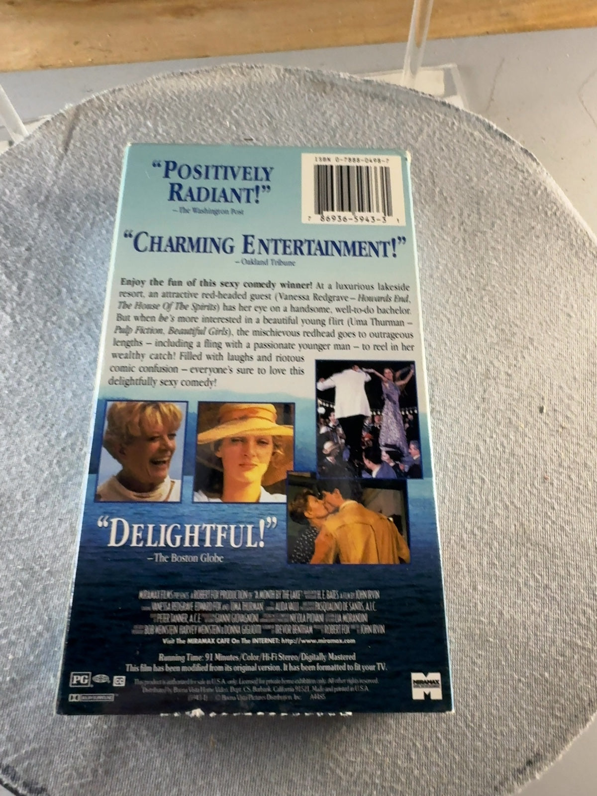 A Month by the Lake (VHS, 1995) Vanessa Redgrave Edward Fox Paramount Very Good