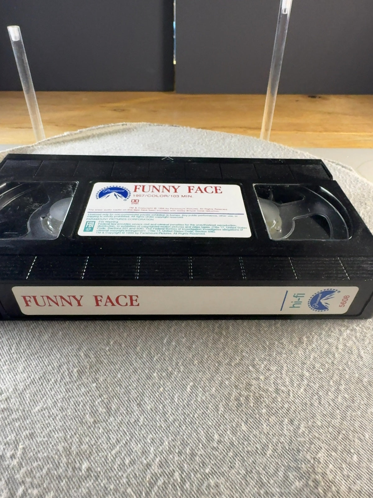 Funny Face (VHS, 1957) Audrey Hepburn Fred Astaire Paramount Pictures Very Good