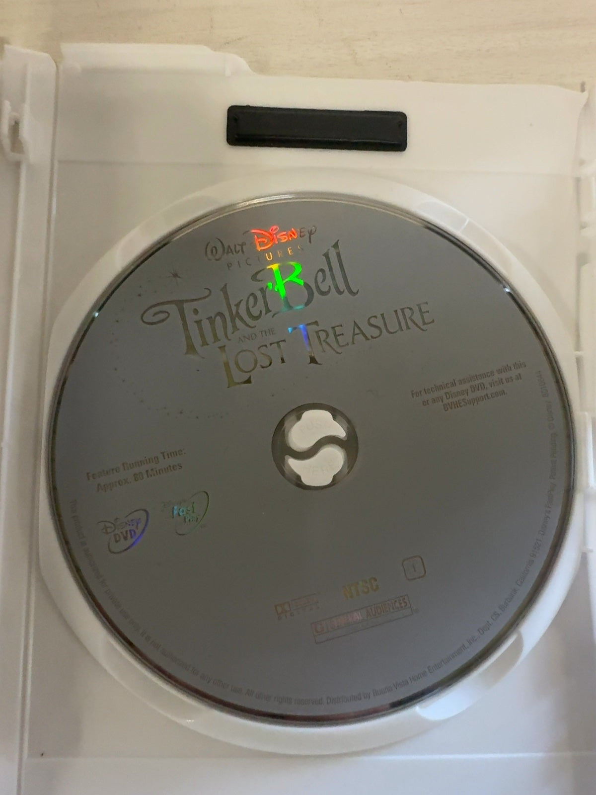 Tinker Bell and the Lost Treasure (DVD, 2009) Very Good Walt Disney