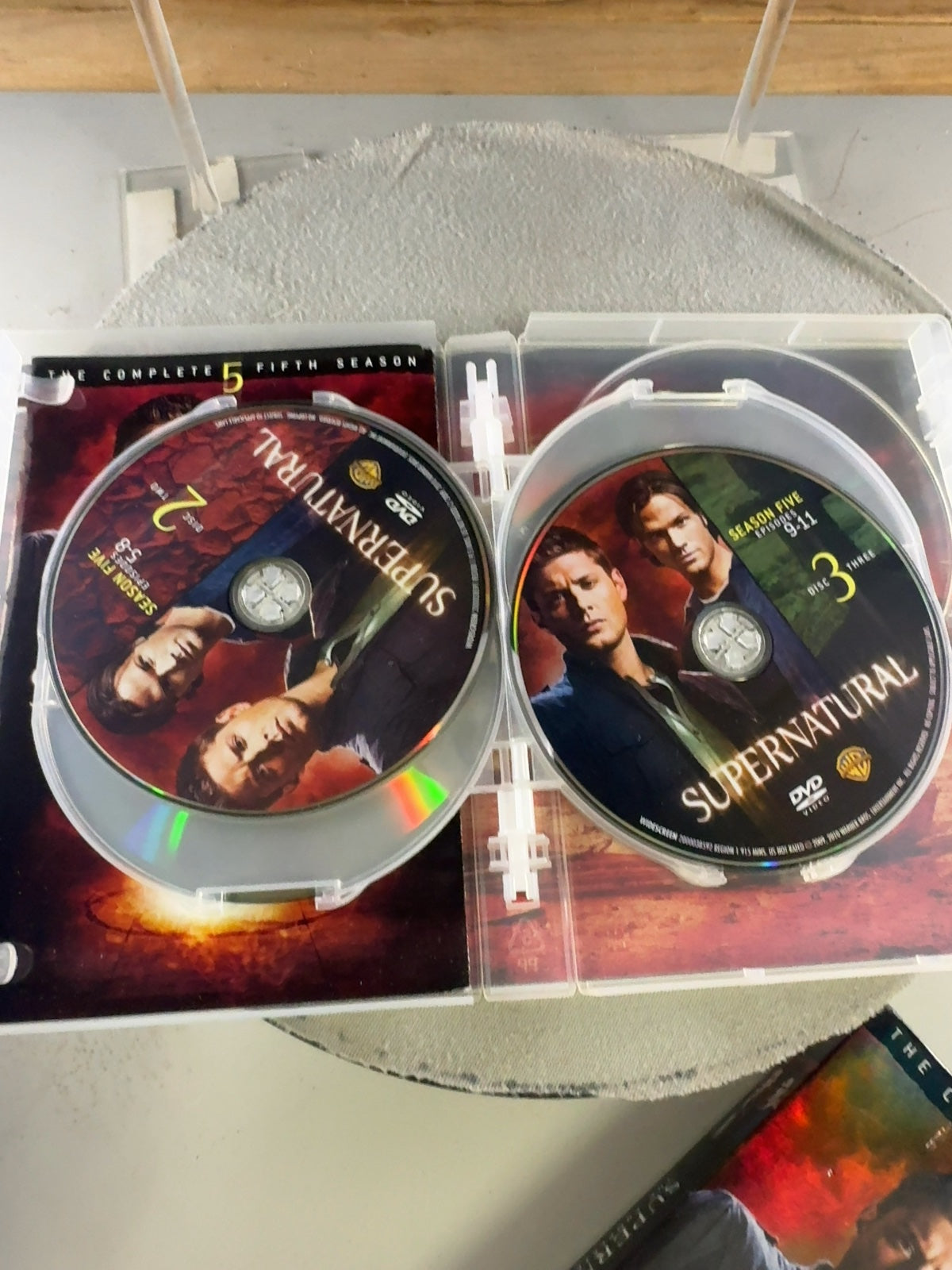 Supernatural (DVD, 2009) Season 5 Very Good Jensen Ackles Warner Bros.