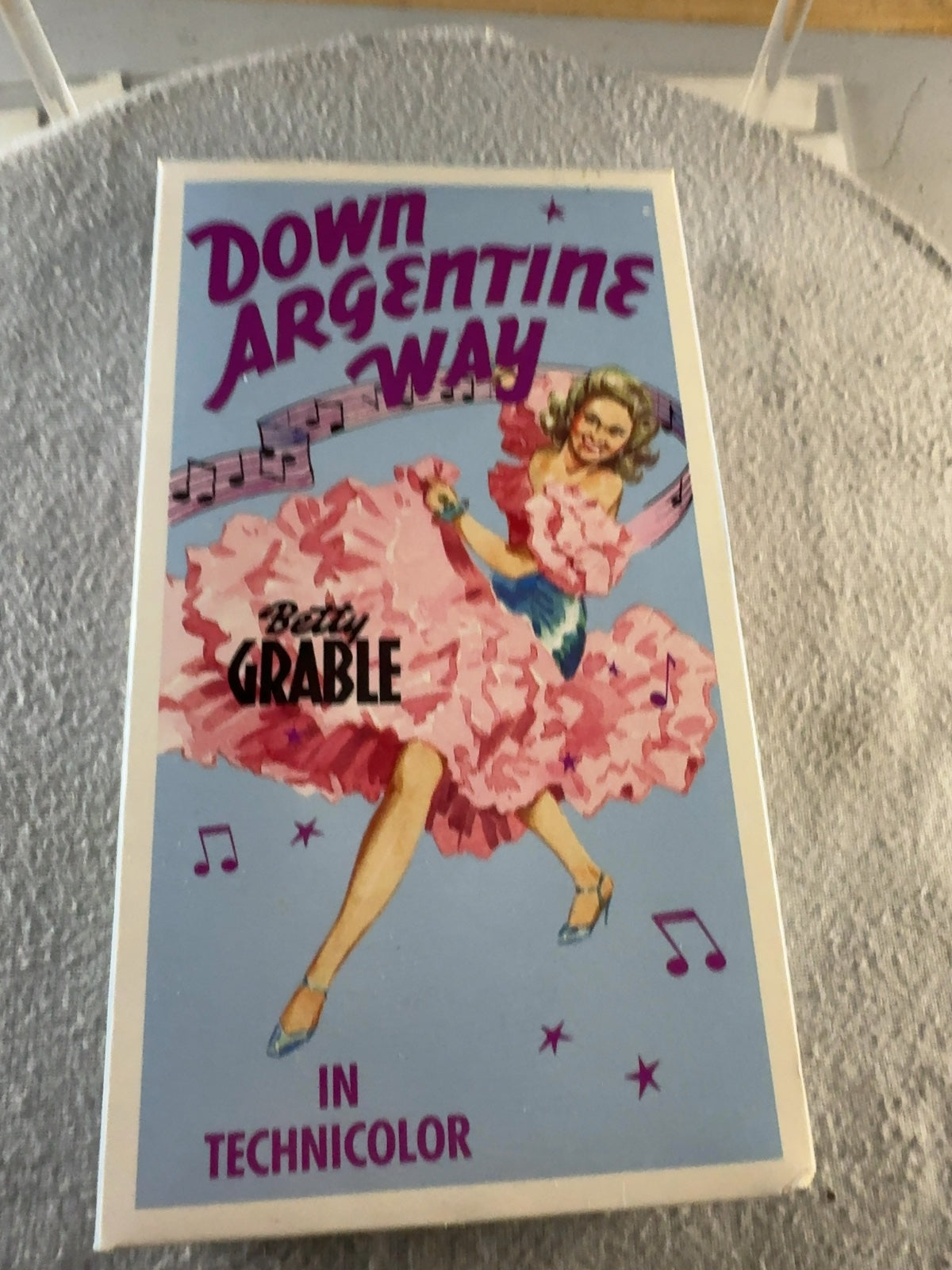 Down Argentine Way VHS Betty Grable Don Ameche Key Video 1940 Musical