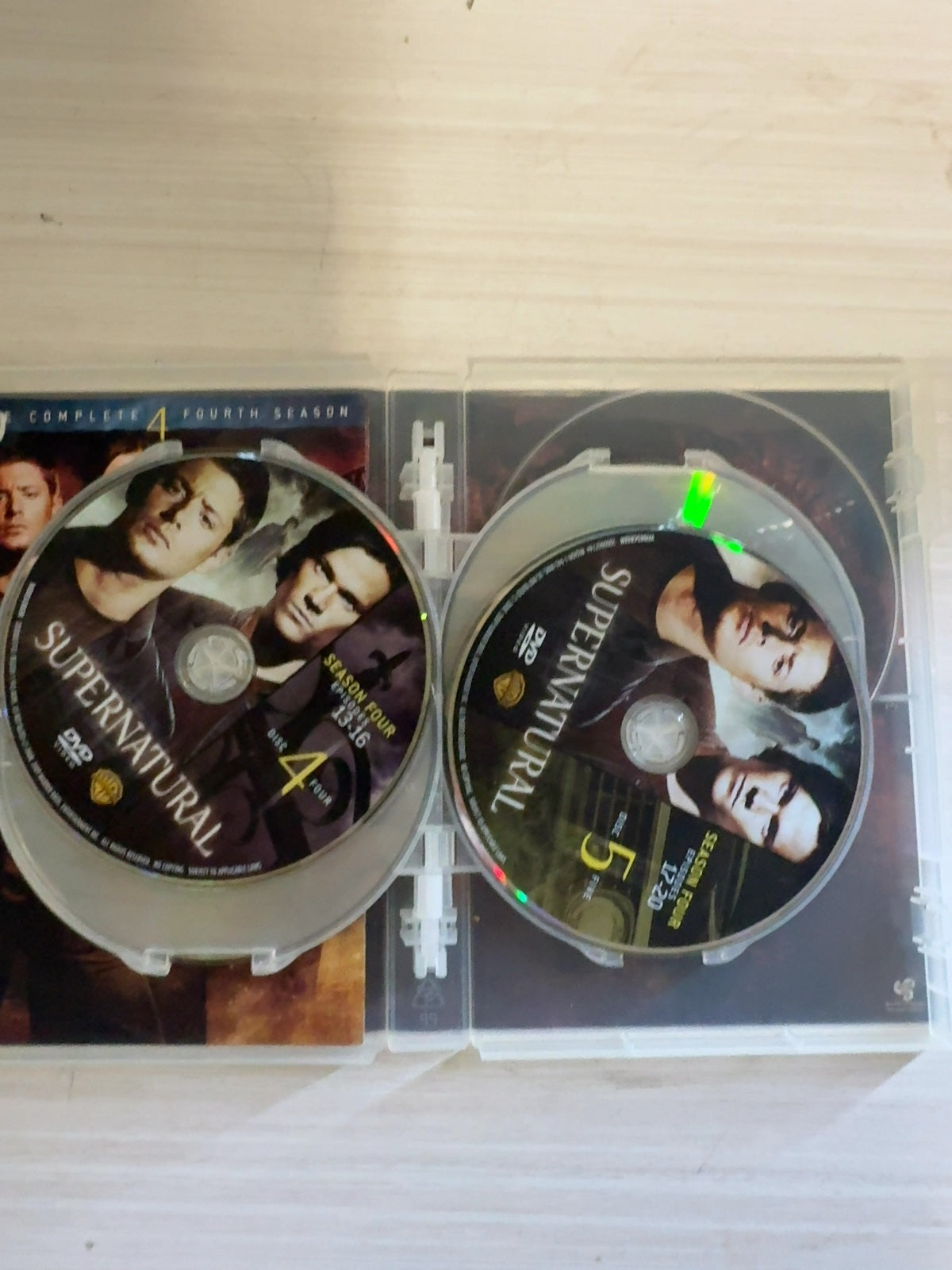 Supernatural (DVD, 2008) The Complete Fourth Season Very Good Warner Bros.