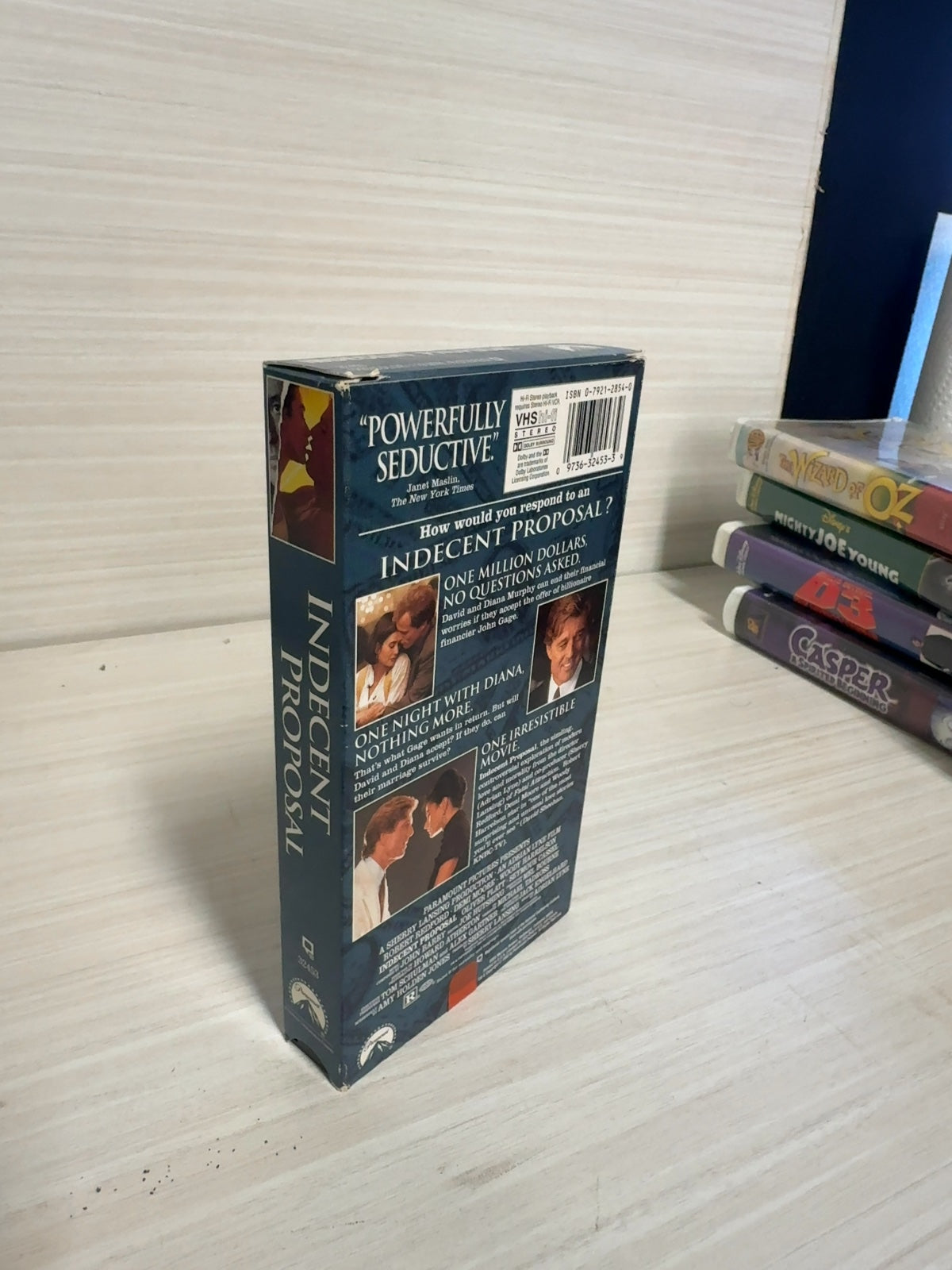 Indecent Proposal (VHS, 1993) Demi Moore Woody Harrelson Paramount Very Good