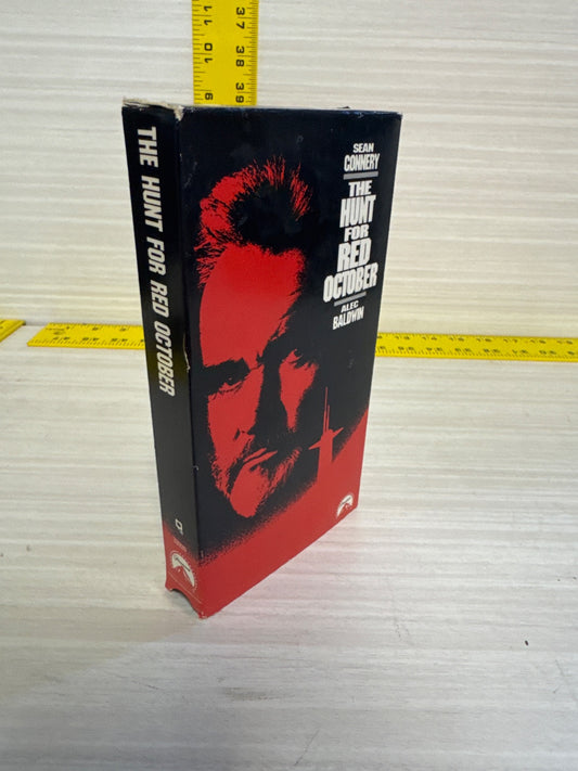 The Hunt for Red October (VHS, 1990) Sean Connery Paramount Pictures Acceptable