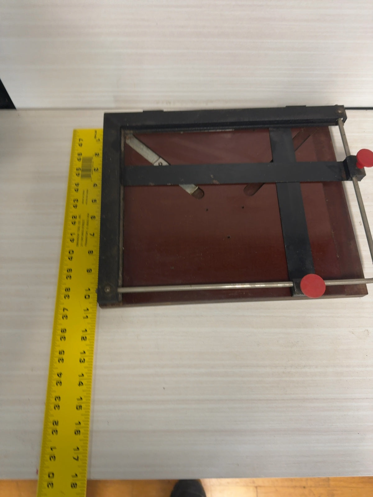 Vintage Darkroom Enlarging Printing Easel with Adjustable Border Guides