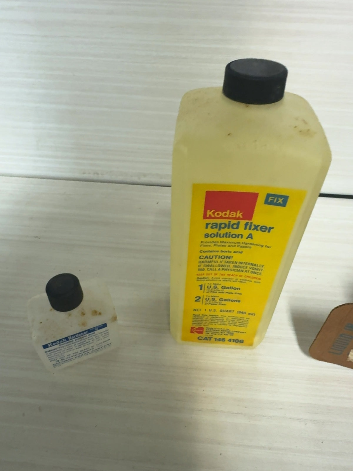 Vintage Kodak Rapid Fixer with Hardener Darkroom Chemistry Kit 1 Quart CAT 146 4106