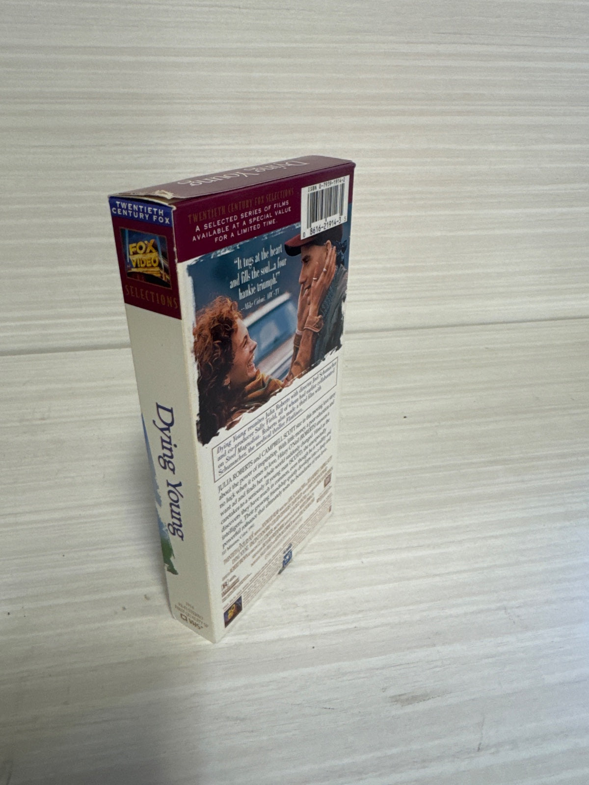 Dying Young (VHS, 1991) Julia Roberts Twentieth Century Fox Very Good