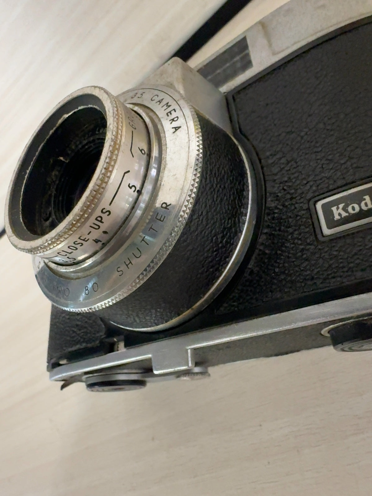Kodak Automatic 35 Camera Ektanar 44mm f/2.8 Synchro 80 Shutter Untested